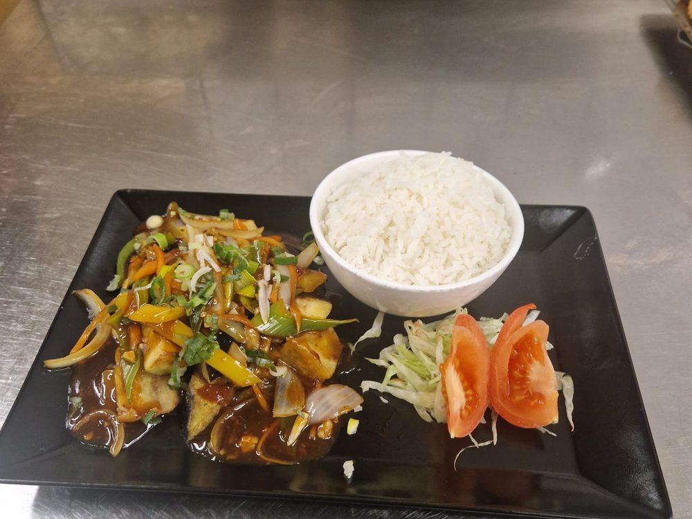 Spicy aubergine – Vietnamese style, hot, BOWL & WOK Zürich Wiedikon