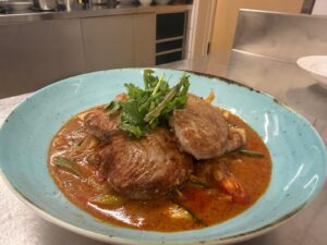 fish red curry