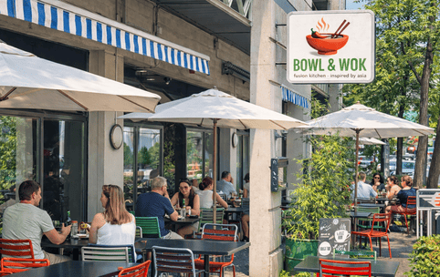 restaurant von aussen sommer